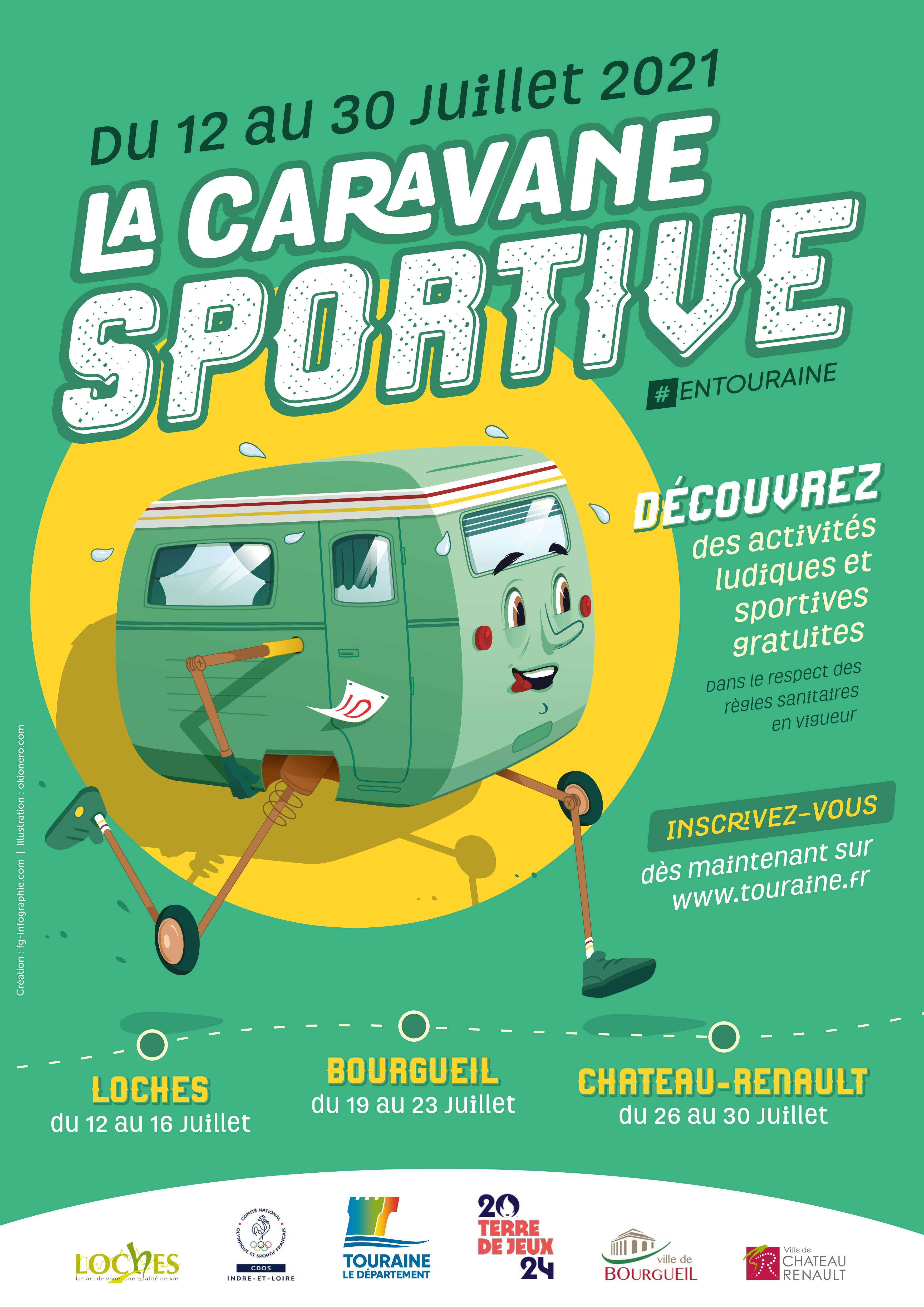 La Caravane Sportive Affiche A3 10