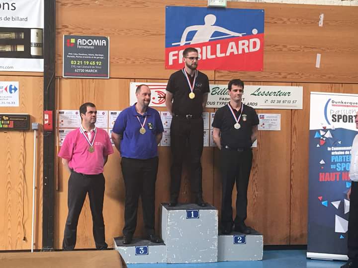 FFB 2017 2018 3 Bandes N1 Finale France Gravelines Podium