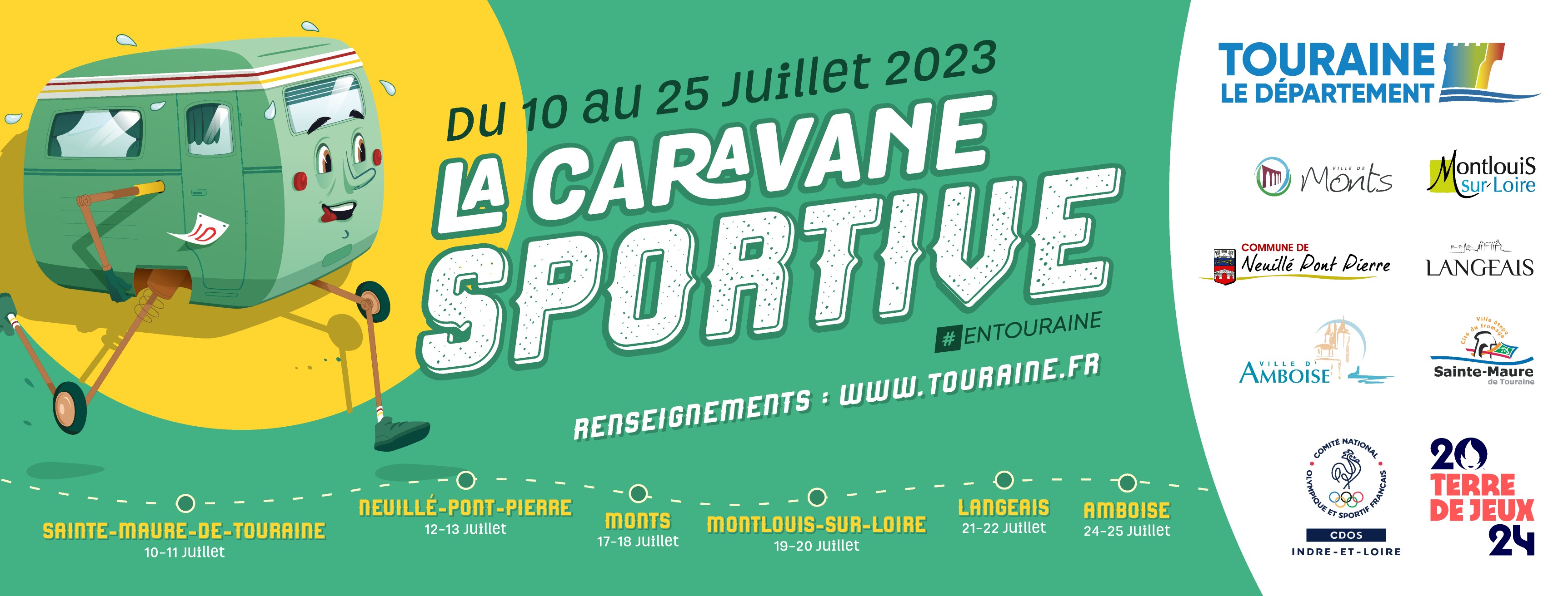 Bandeau Caravane sportive 2023