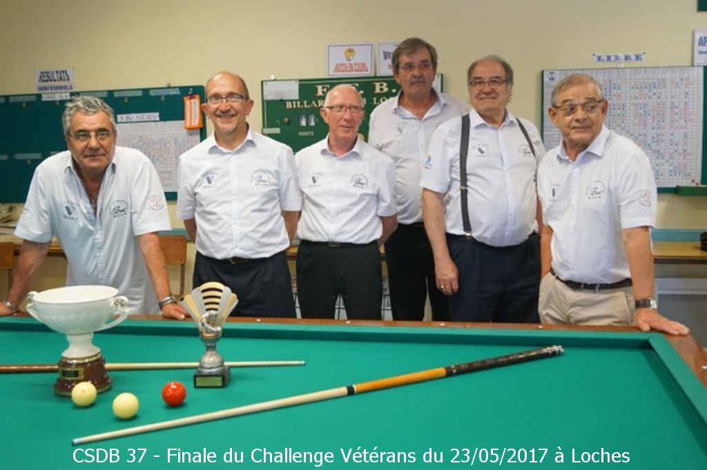 CSDB 37 Challenge Vétérans Finale du 23 05 2017 Loches 1 resultat