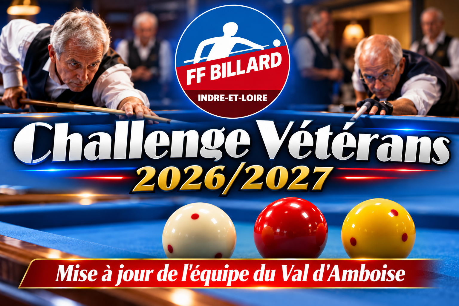 CSDB37 Challenge Vétérans 2026 2027 maj joué lès tours