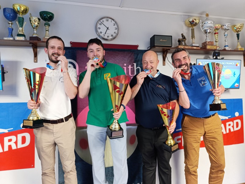 FFB 2025 Finale de France 3 Bandes N2 de Montlouis sur Loire podium