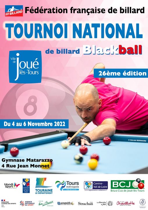 Affiche tournoi national blackball novembre 2022