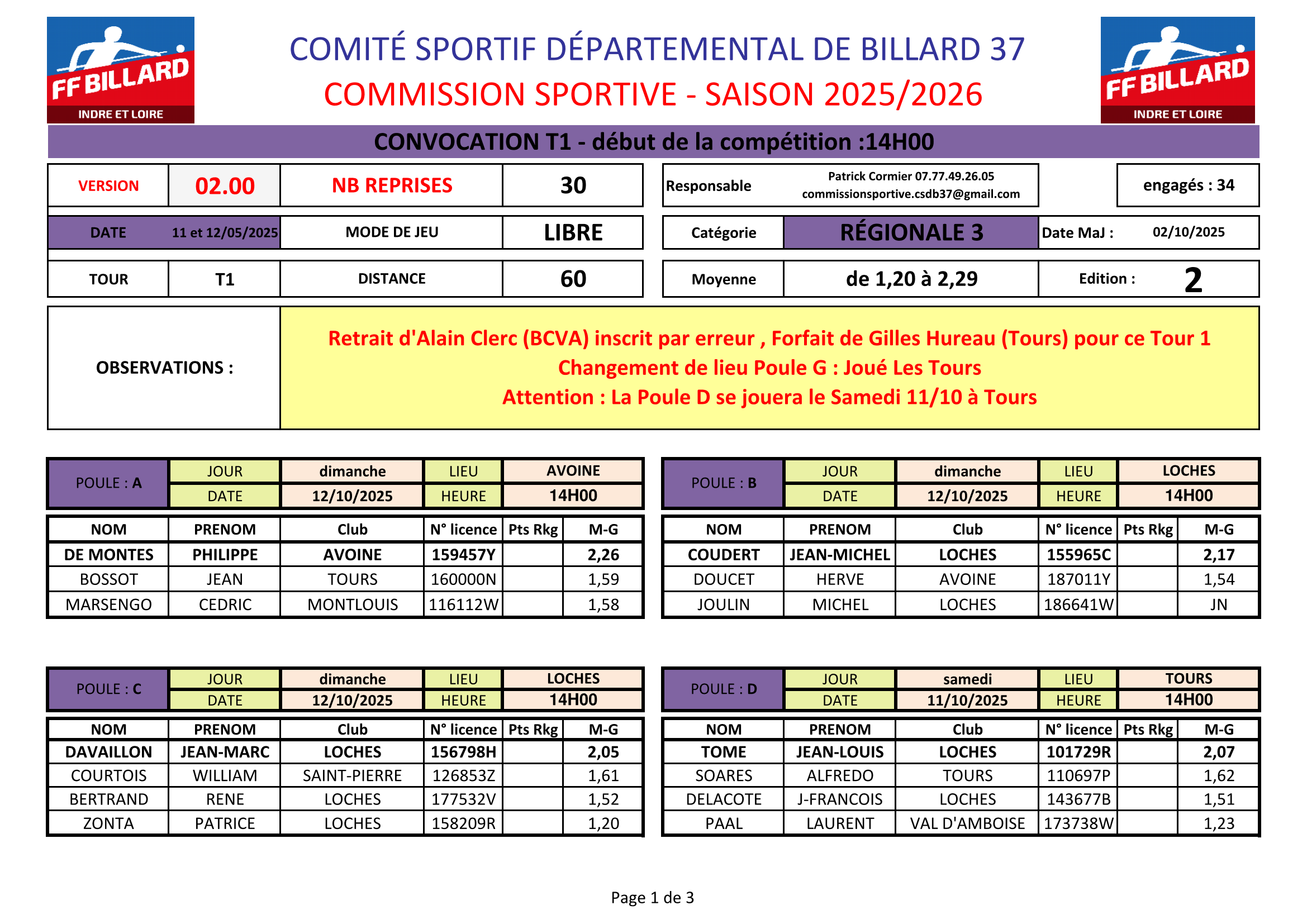 CSDB37 2025 2026 convocation libre R3 T1 V2 Page 1