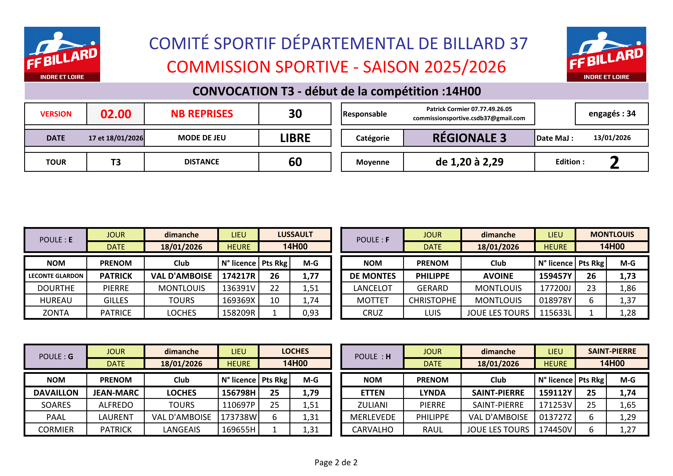 CSDB37 2025 2026 Libre R3 convocation T3 des 17 et 18 01 26 V2 Page 2