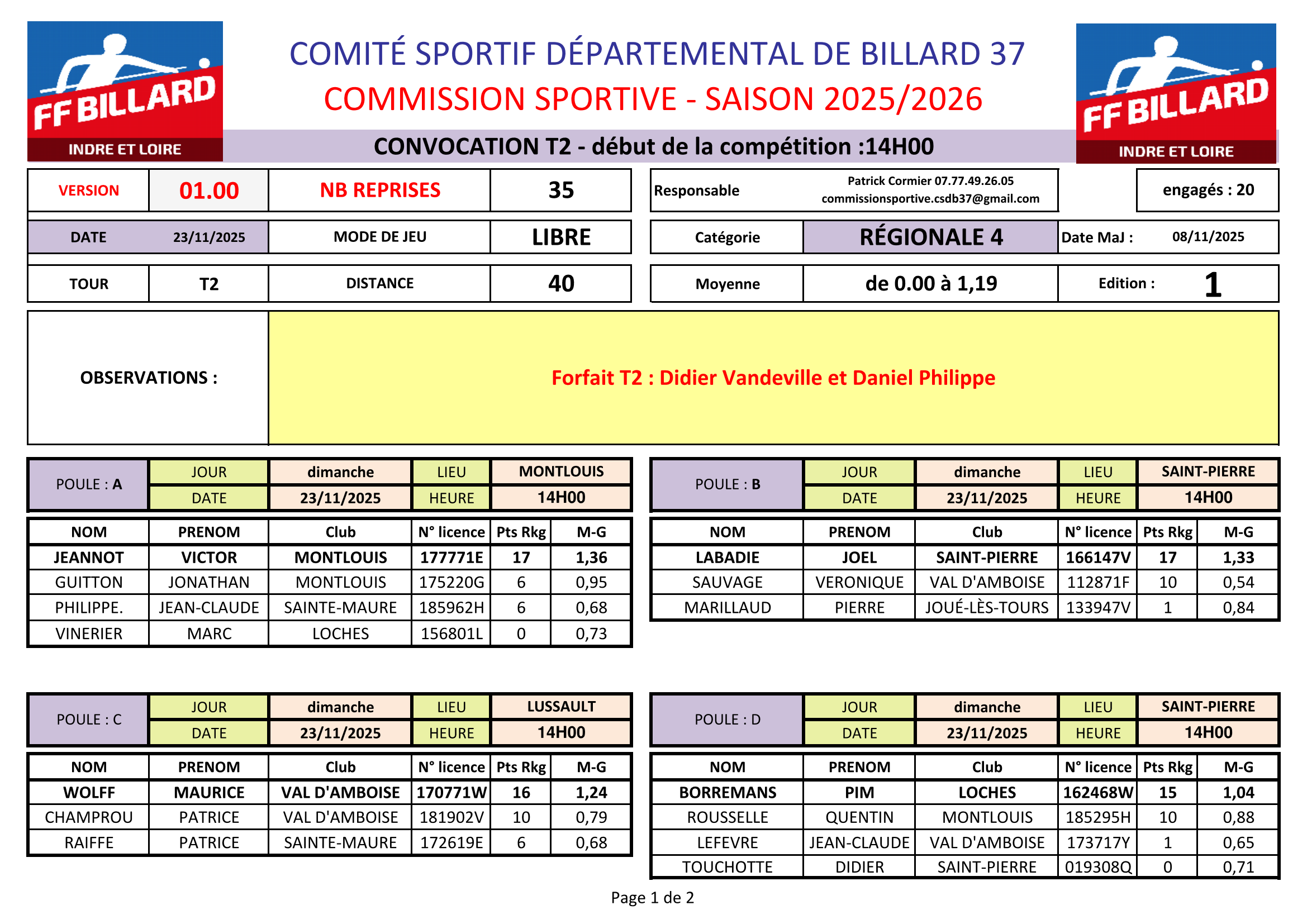 CSDB37 2025 2026 Libre R4 convocation T2 Page 1